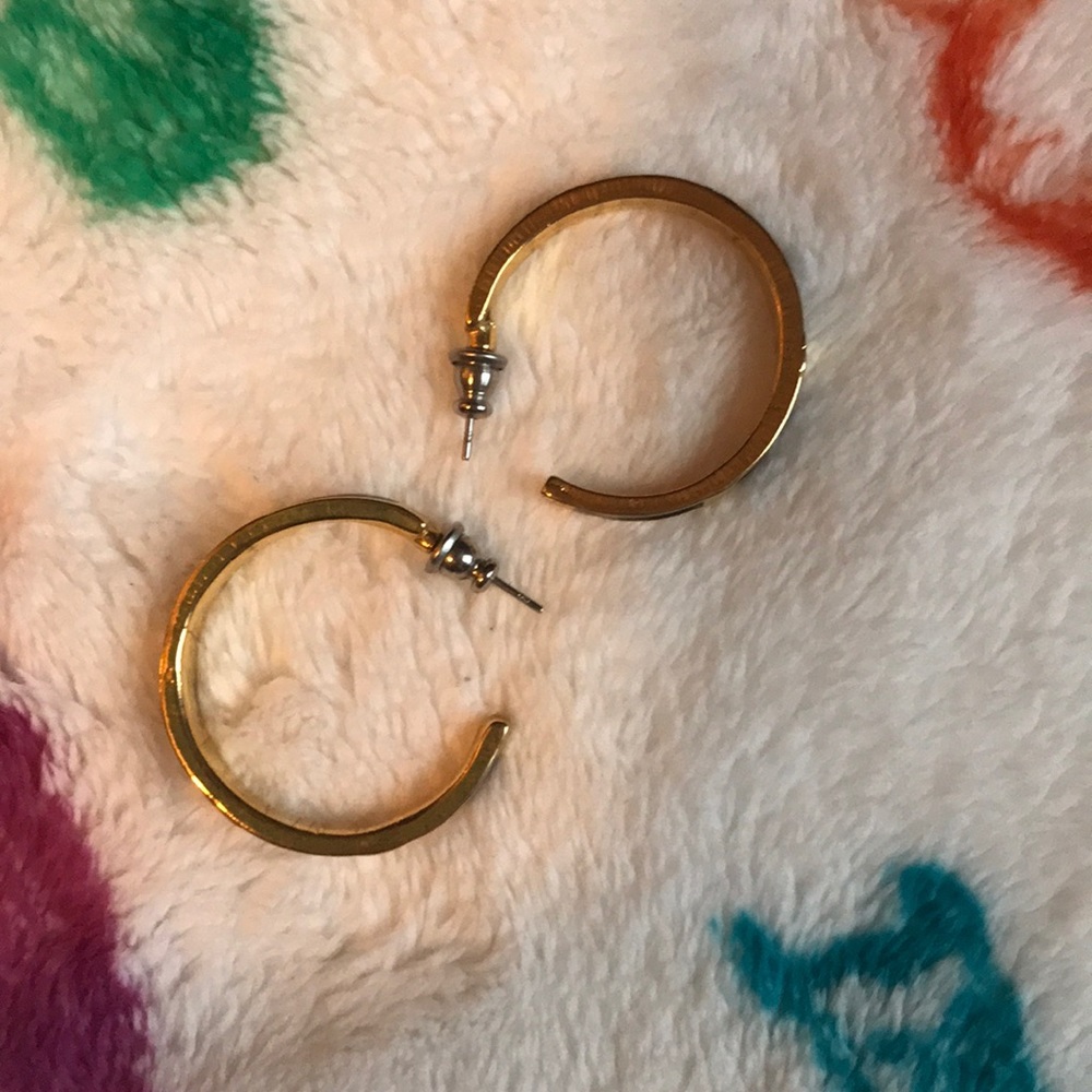Black and Gold Colored Earrings